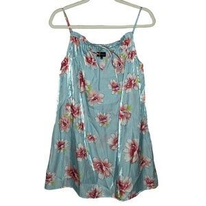 MAJORELLE Floral Satin Chemise